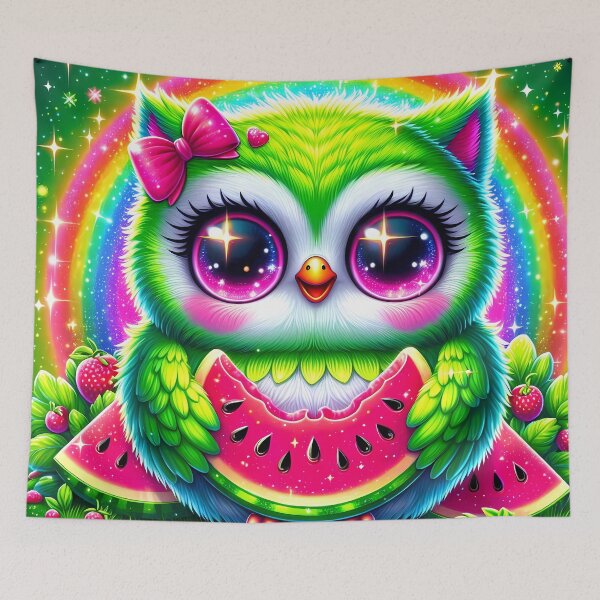 Item preview, Owl Holding a watermelon  designed and sold by Jbl55.