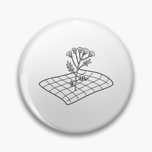 Item preview, A tansy resting on a picnic cloth in a meadow designed and sold by rasagamastore.