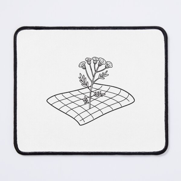 Item preview, A tansy resting on a picnic cloth in a meadow designed and sold by rasagamastore.