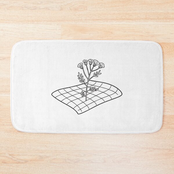 Item preview, A tansy resting on a picnic cloth in a meadow designed and sold by rasagamastore.