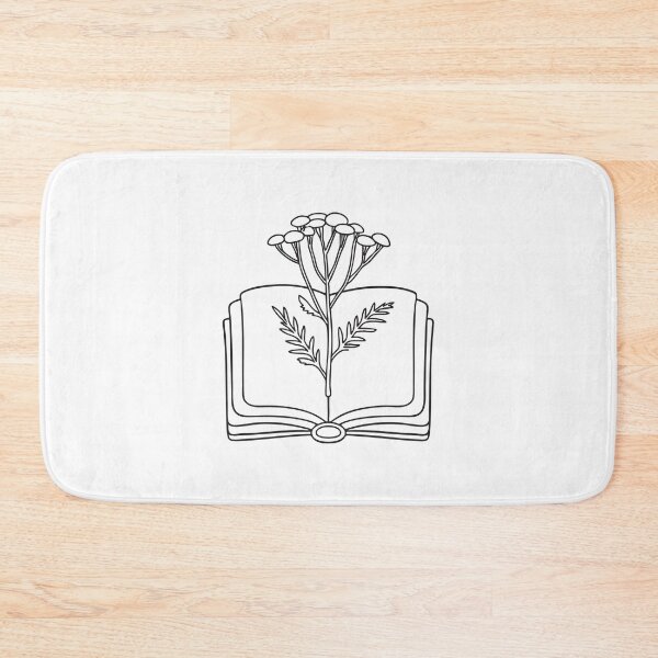 Item preview, A tansy tucked between pages of an open field guide designed and sold by rasagamastore.