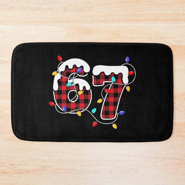 Item preview, Red Buffalo Plaid Six Seven 6 7 Meme Christmas Couple designed and sold by AnitaBice.