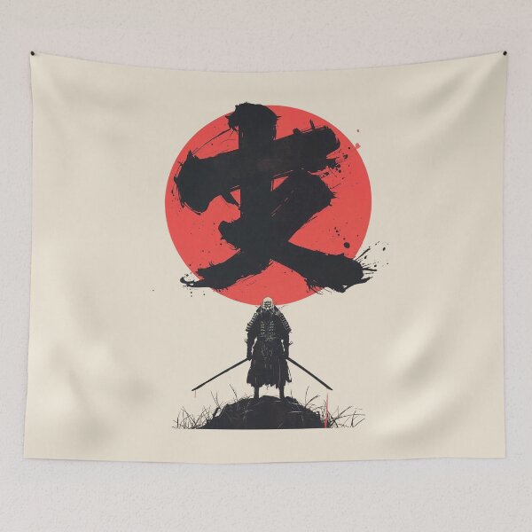 Item preview, Samurai Warrior designed and sold by Pastel & Neon art store.