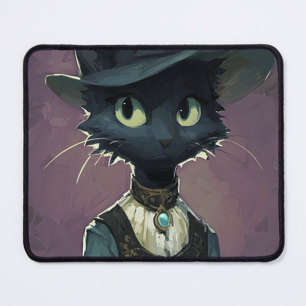 Item preview, Mysterious Dark Academia Cat designed and sold by bapupa.