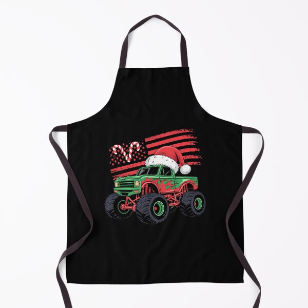 Item preview, Christmas Monster Truck Santa US Flag Xmas designed and sold by WalshDrawnLaugh.