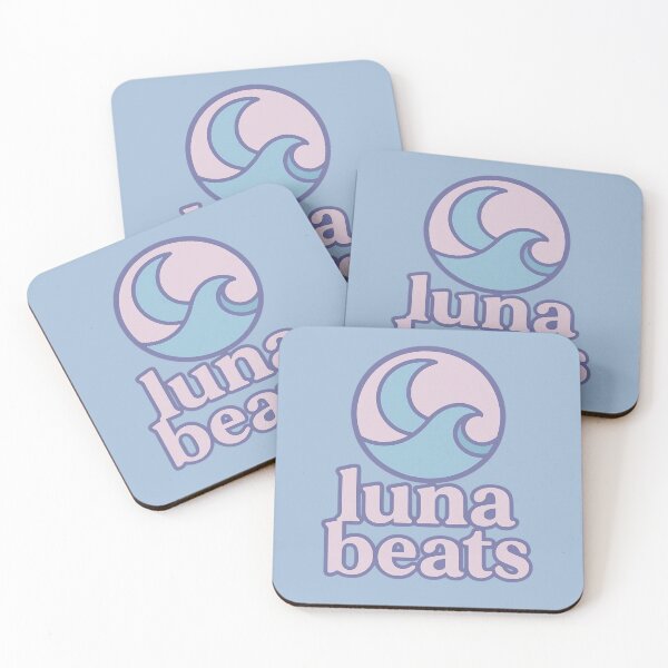 Item preview, Luna Beats – Chillwave Aesthetic Music Logo designed and sold by |TRSSHOP|.