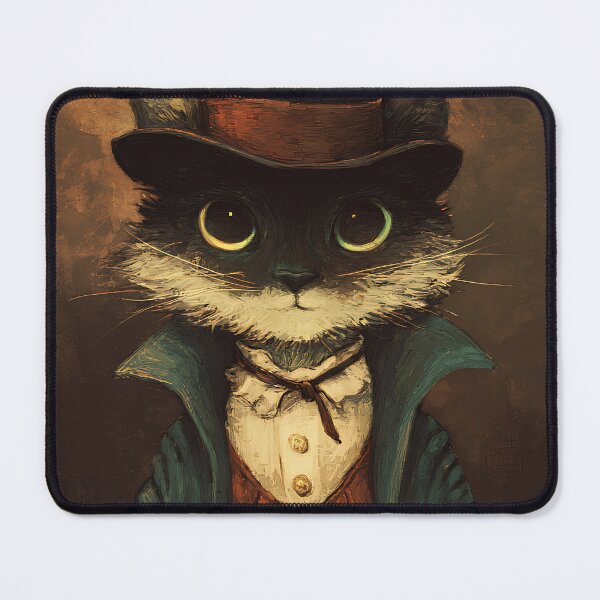 Item preview, Literary Dark Academia Cat designed and sold by bapupa.