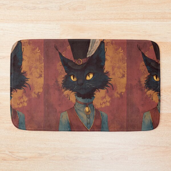 Item preview, Scholarly Dark Academia Cat designed and sold by bapupa.