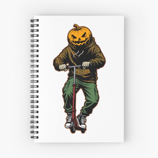 Item preview, Jack the Pumpkin on a kickscooter designed and sold by krabbaraban.