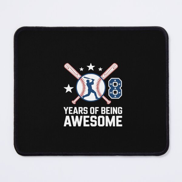 Item preview, Kids 8 Years Being Awesome Baseball Flag 8th Birthday Bday Boys  designed and sold by dainegilbert.