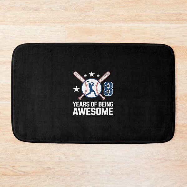 Item preview, Kids 8 Years Being Awesome Baseball Flag 8th Birthday Bday Boys  designed and sold by dainegilbert.