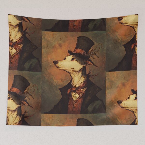 Item preview, Literary Dark Academia Dog designed and sold by bapupa.