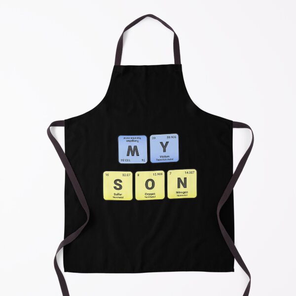 Item preview,  My Son,  Periodic Table Elements, Personalized Chemistry Design, Science Gift for Nerds & Students designed and sold by chipmuckdesignn.