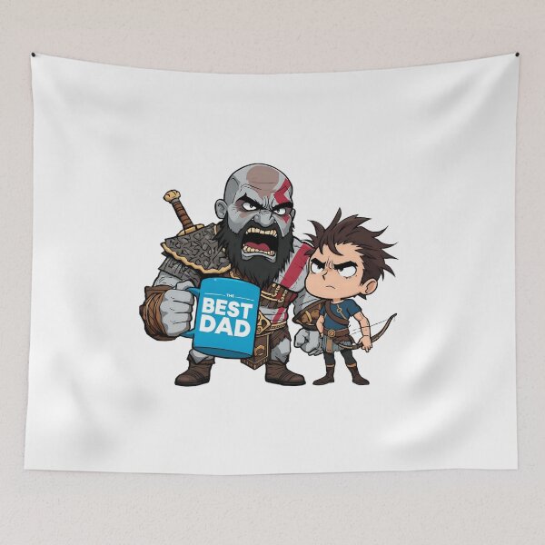 Item preview, The Best Dad - God of Parenting designed and sold by ZeroFace691.