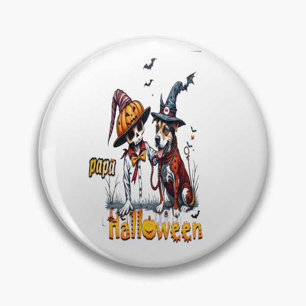 Item preview, papa halloween and dog  graffiti art funny Happy cool family hip hop wken Professional design designed and sold by atomsama.