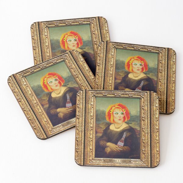 Item preview, Mona Linda Gold Frame1 designed and sold by Big Fat Arts.