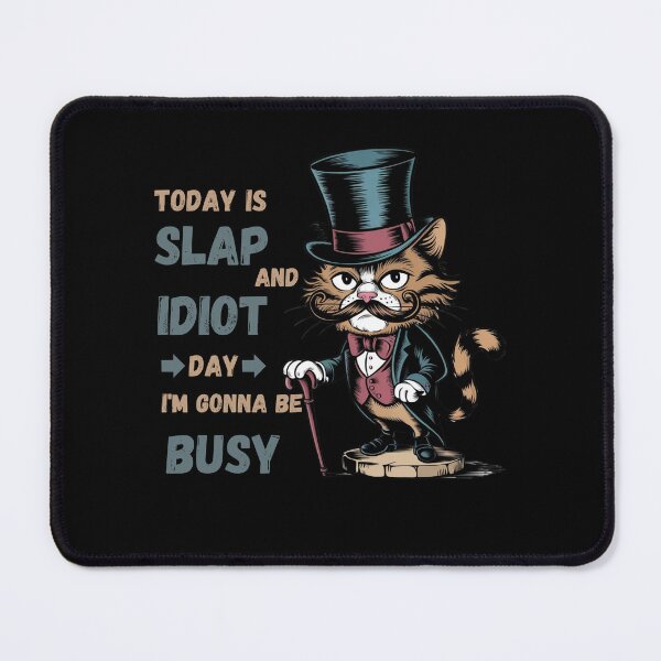 Item preview, Today is Slap An Idiot Day I'm Gonna Be Busy  designed and sold by ketkacreations.