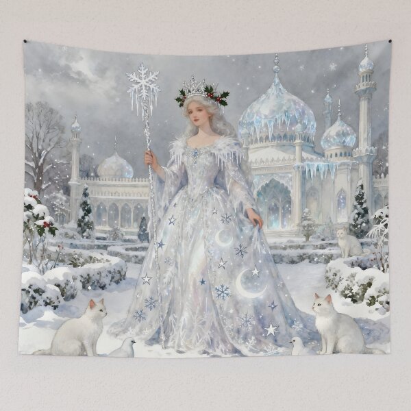 Item preview, Goddess Queen of Snow. Christmas Victorian. Yule. Royal Pavilion. Brighton designed and sold by SoniaSarkali.