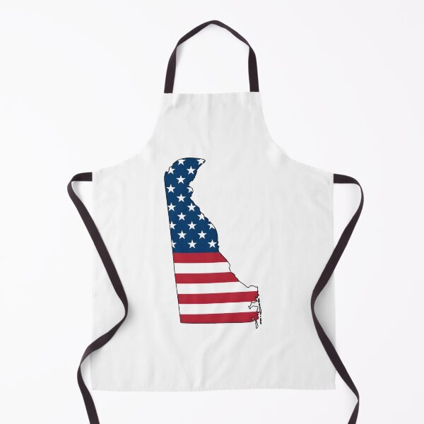 Item preview, Delaware USA Flag Silhouette – Stars and Stripes State Outline designed and sold by Paper Drip.