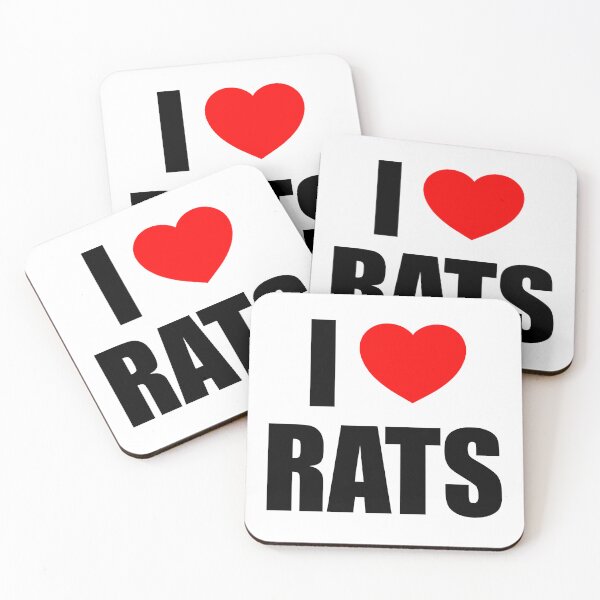 Item preview, I love rats Dill Manor designed and sold by Dill-Manor.