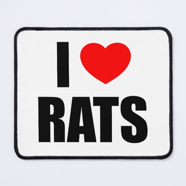Item preview, I love rats Dill Manor designed and sold by Dill-Manor.