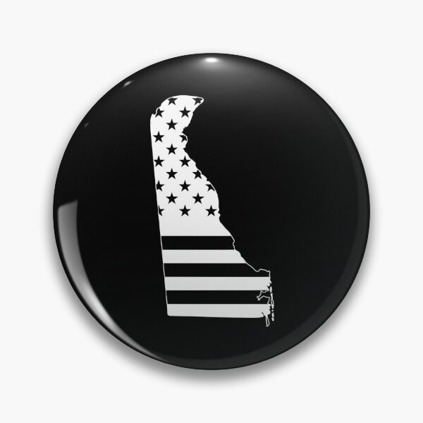 Item preview, Delaware USA Flag Silhouette – Stars and Stripes State Outline designed and sold by Paper Drip.