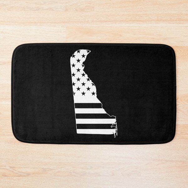 Item preview, Delaware USA Flag Silhouette – Stars and Stripes State Outline designed and sold by Paper Drip.