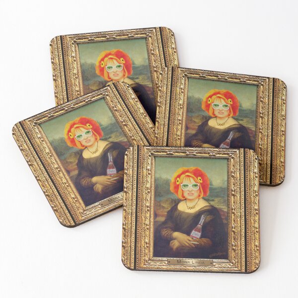 Item preview, Mona Linda Gold Frame2 designed and sold by Big Fat Arts.