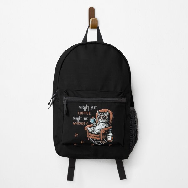 Item preview, Might Be Coffee Might Be Whiskey Funny Cat designed and sold by ketkacreations.