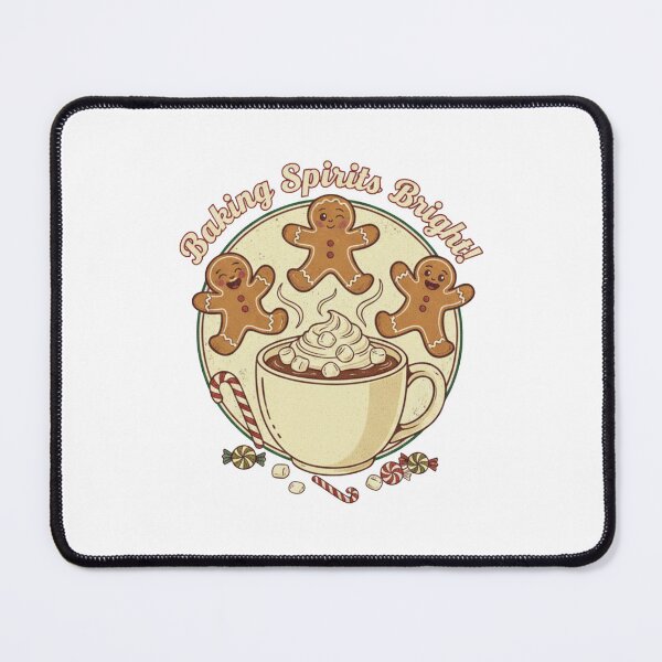 Item preview, Baking Spirits Bright! Festive Gingerbread & Hot Chocolate Christmas Desig designed and sold by ZyVoAli.