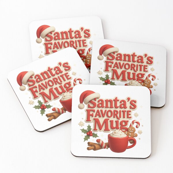 Item preview, „Santa’s Favourite Mug – festive Christmas coffee cup design” designed and sold by TrendTribeTP.