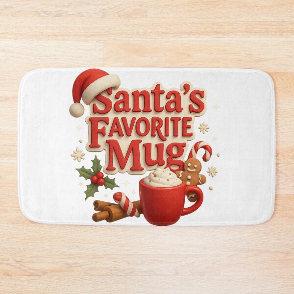 Item preview, „Santa’s Favourite Mug – festive Christmas coffee cup design” designed and sold by TrendTribeTP.