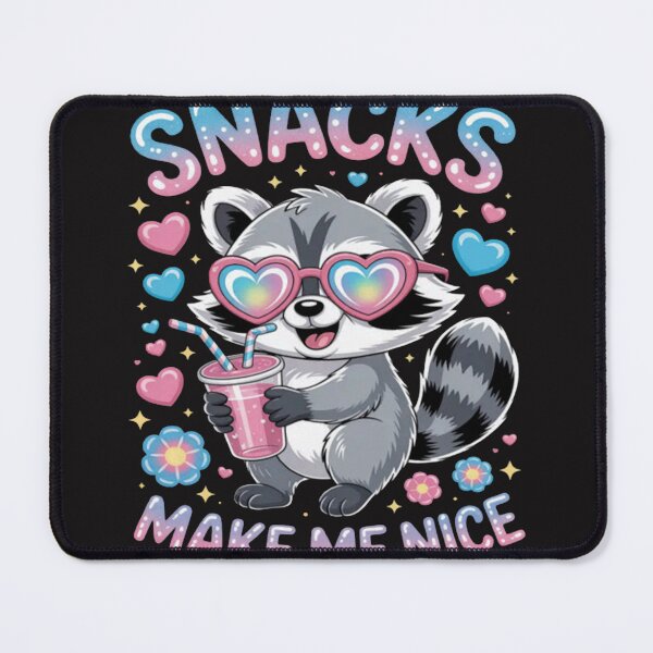 Item preview, Cute Raccoon Snacks Make Me Nicer designed and sold by JosephMelendez6.