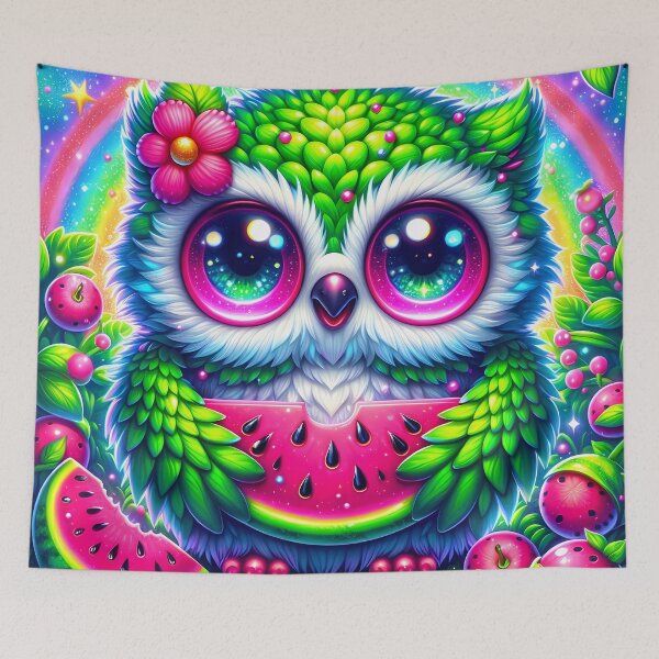 Item preview, Owl holding a watermelon  designed and sold by Jbl55.