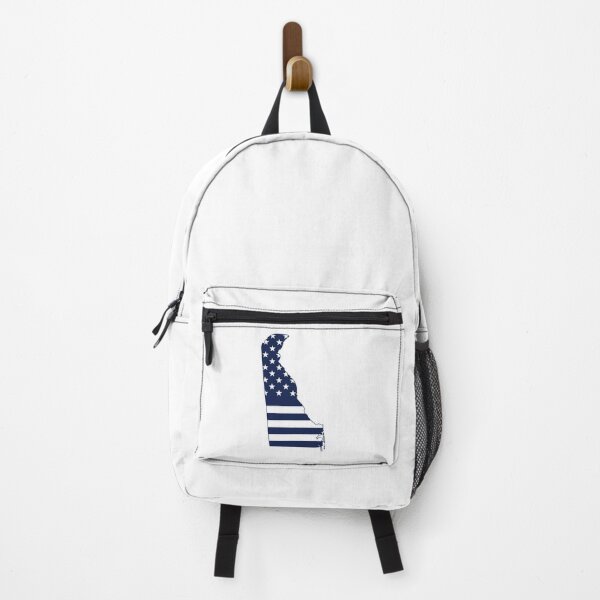 Item preview, Delaware USA Flag Silhouette – Stars and Stripes State Outline designed and sold by Paper Drip.