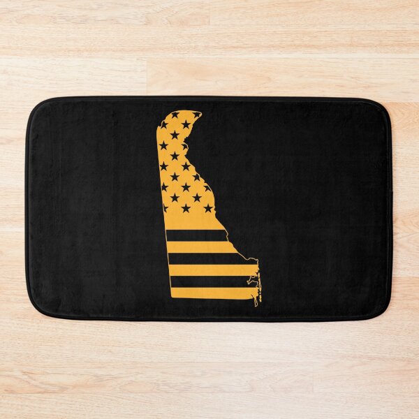 Item preview, Delaware USA Flag Silhouette – Stars and Stripes State Outline designed and sold by Paper Drip.