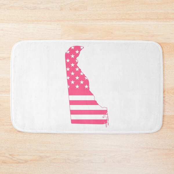 Item preview, Delaware USA Flag Silhouette – Stars and Stripes State Outline designed and sold by Paper Drip.