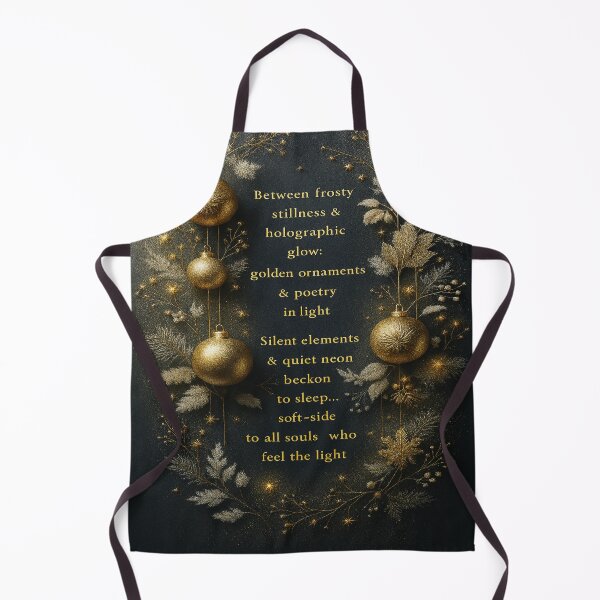 Item preview, Between holographic silence & poetic skin – golden glow in frosty bloom designed and sold by FotoworldEdel.