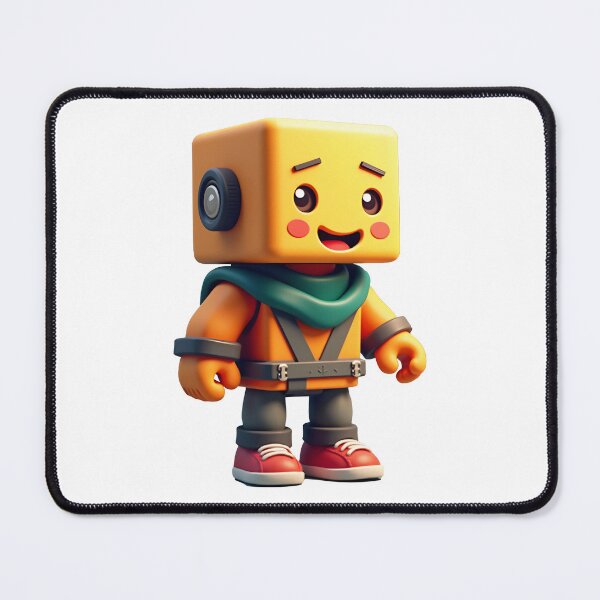Item preview, The little robot Cube with a big smile designed and sold by Marcu Ioachim.