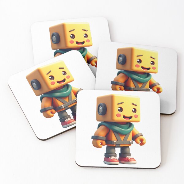 Item preview, The little robot Cube with a big smile designed and sold by Marcu Ioachim.