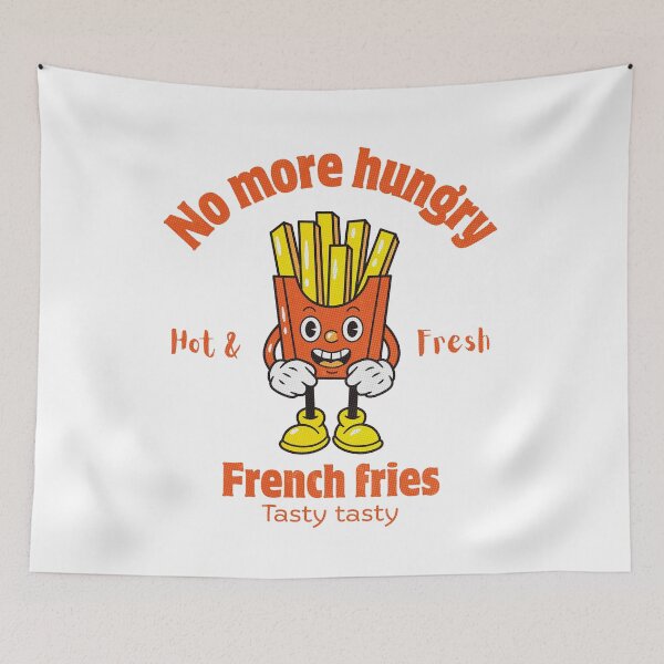 Item preview, French Fries No More Hungry Tasty Tasty designed and sold by CreativeCrewApp.
