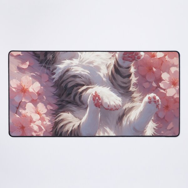 Item preview, kitten laying on her back while playing #5 designed and sold by Kirollos9.