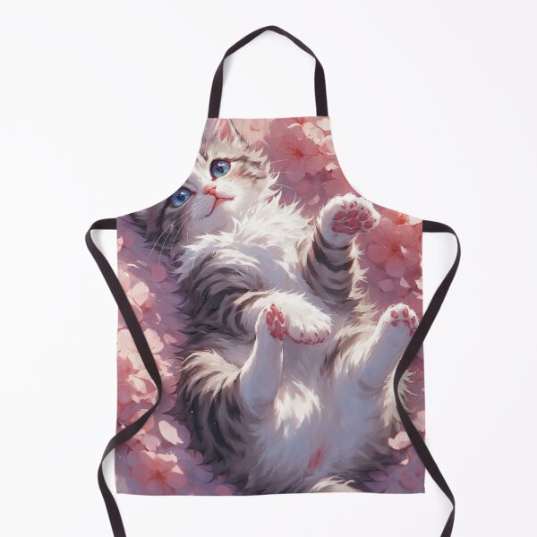 Item preview, kitten laying on her back while playing #5 designed and sold by Kirollos9.