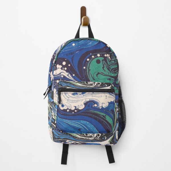 Item preview, Effortless Flow, fluid art wave blue and green designed and sold by JashJhaveri.
