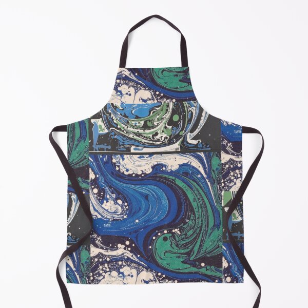 Item preview, Effortless Flow, fluid art wave blue and green designed and sold by JashJhaveri.