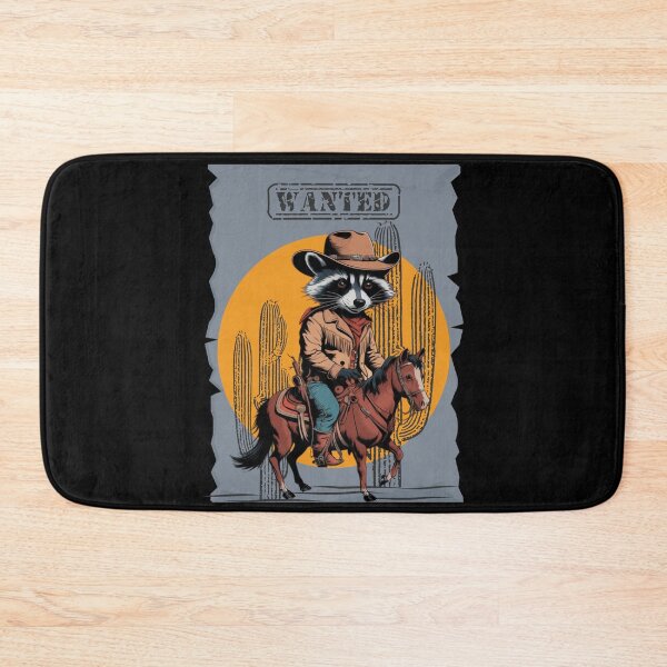 Item preview, Country Western Cowboy Raccoon Trash Panda designed and sold by ketkacreations.