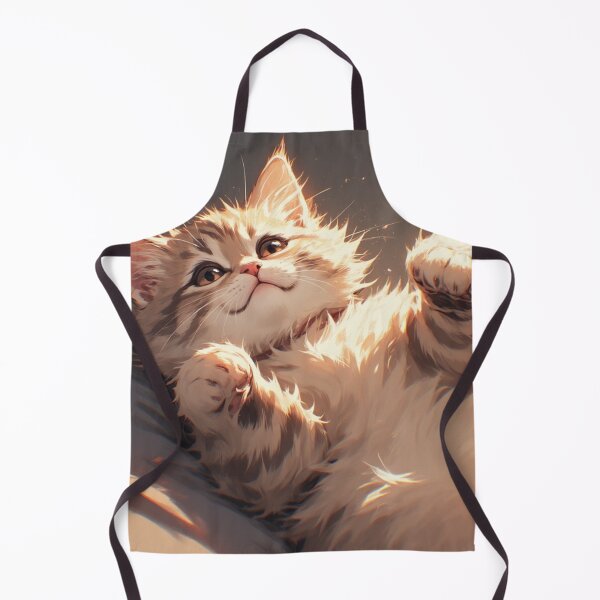 Item preview, kitten laying on her back while playing #7 designed and sold by Kirollos9.