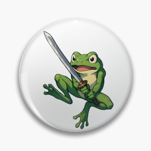 Item preview, Blades of the Swamp - The Samurai Frog designed and sold by ZeroFace691.