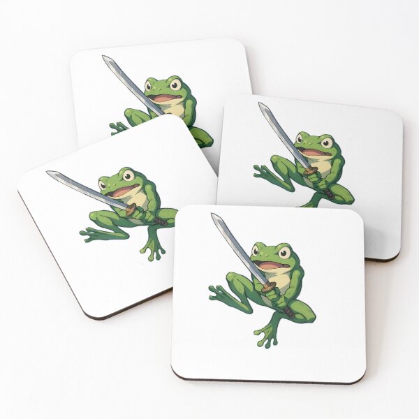 Item preview, Blades of the Swamp - The Samurai Frog designed and sold by ZeroFace691.
