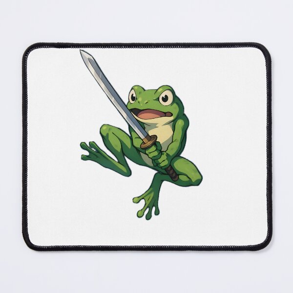 Item preview, Blades of the Swamp - The Samurai Frog designed and sold by ZeroFace691.